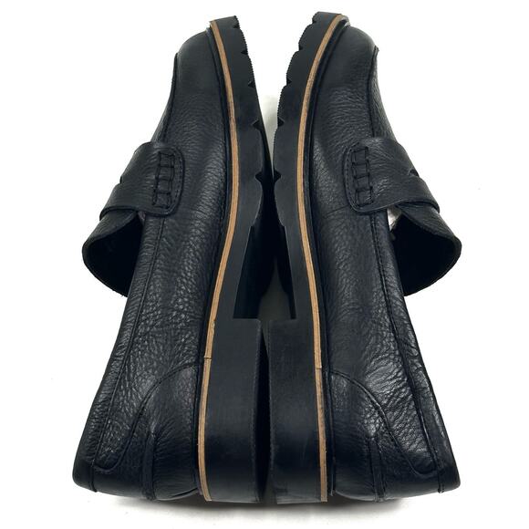 Blondo Peyton Waterproof Black Leather Casual Slip On Loafers Women's 9.5M New - Picture 6 of 11